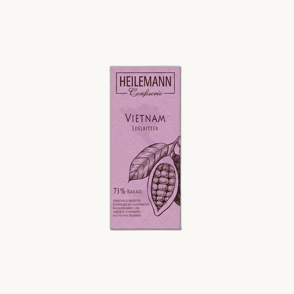Edelbitterschokolade Vietnam 73% (80 Gramm) - Bild 2
