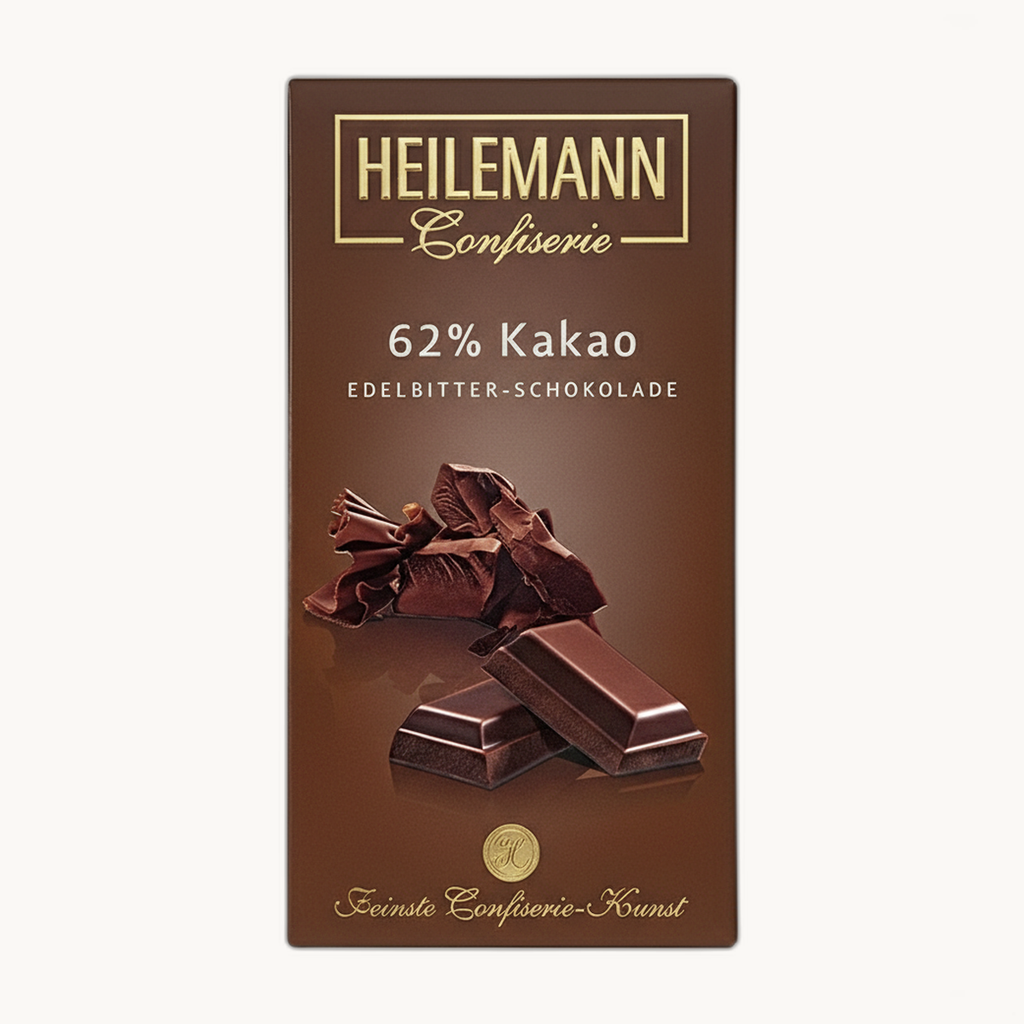 Edelbitterschokolade 62% (100 Gramm) - Bild 2