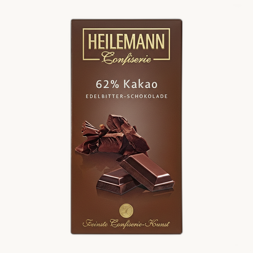 Edelbitterschokolade 62% (100 Gramm) - Bild 2