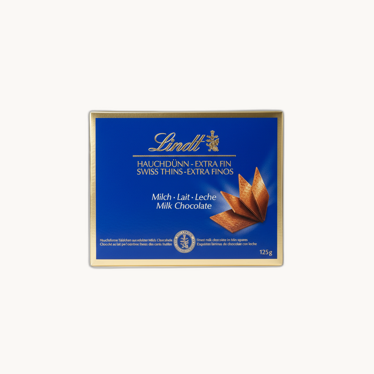 Hauchdünn Milchschokolade (125 Gramm)