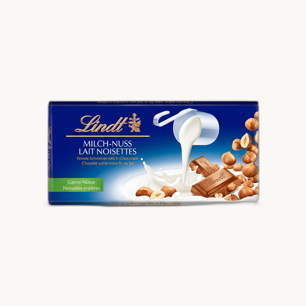 Milchschokolade Nuss Tafel (100 Gramm)