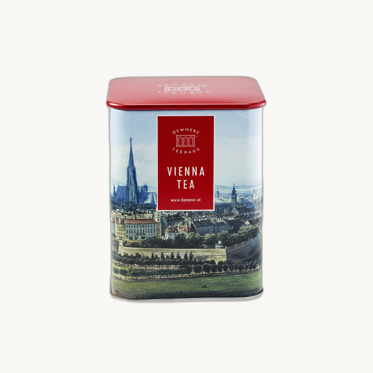 Teedose "Panorama von Wien" mit Früchtetee "Erdbeerbowle" (100 Gramm) - Bild 2