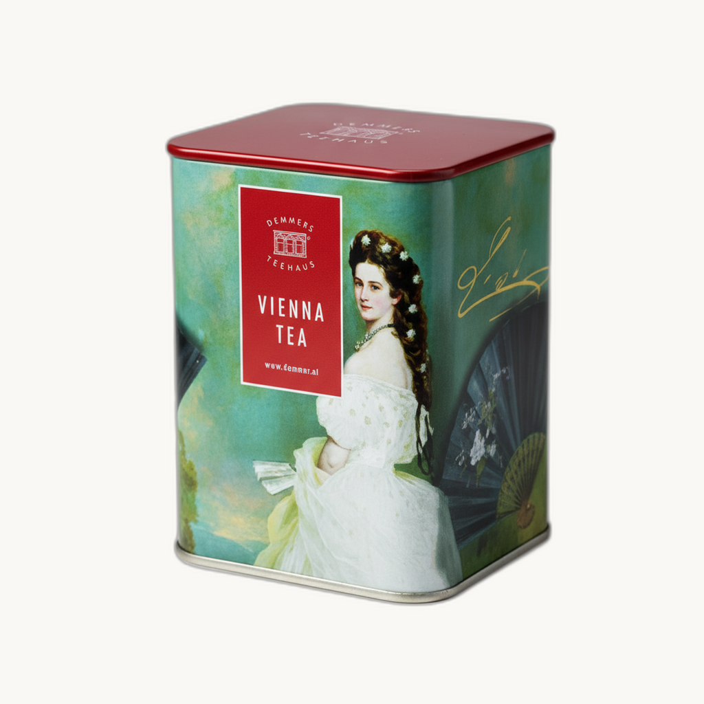 Teedose „Kaiserin Elisabeth“ mit Früchtetee "Wild Cherry" (100 Gramm) - Bild 2
