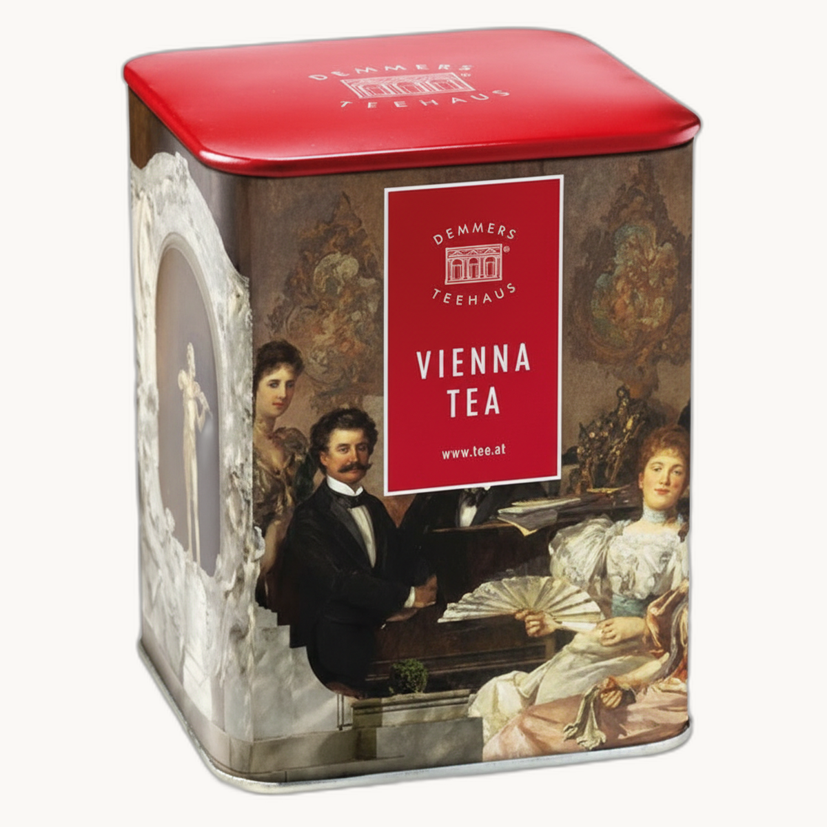 Teedose „Johann Strauss“ mit Früchtetee "Red Orange" (100 Gramm)