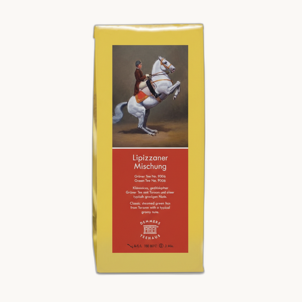 Teesackerl "Lipizzaner" mit Grüntee "Formosa Sencha" (100 Gramm)