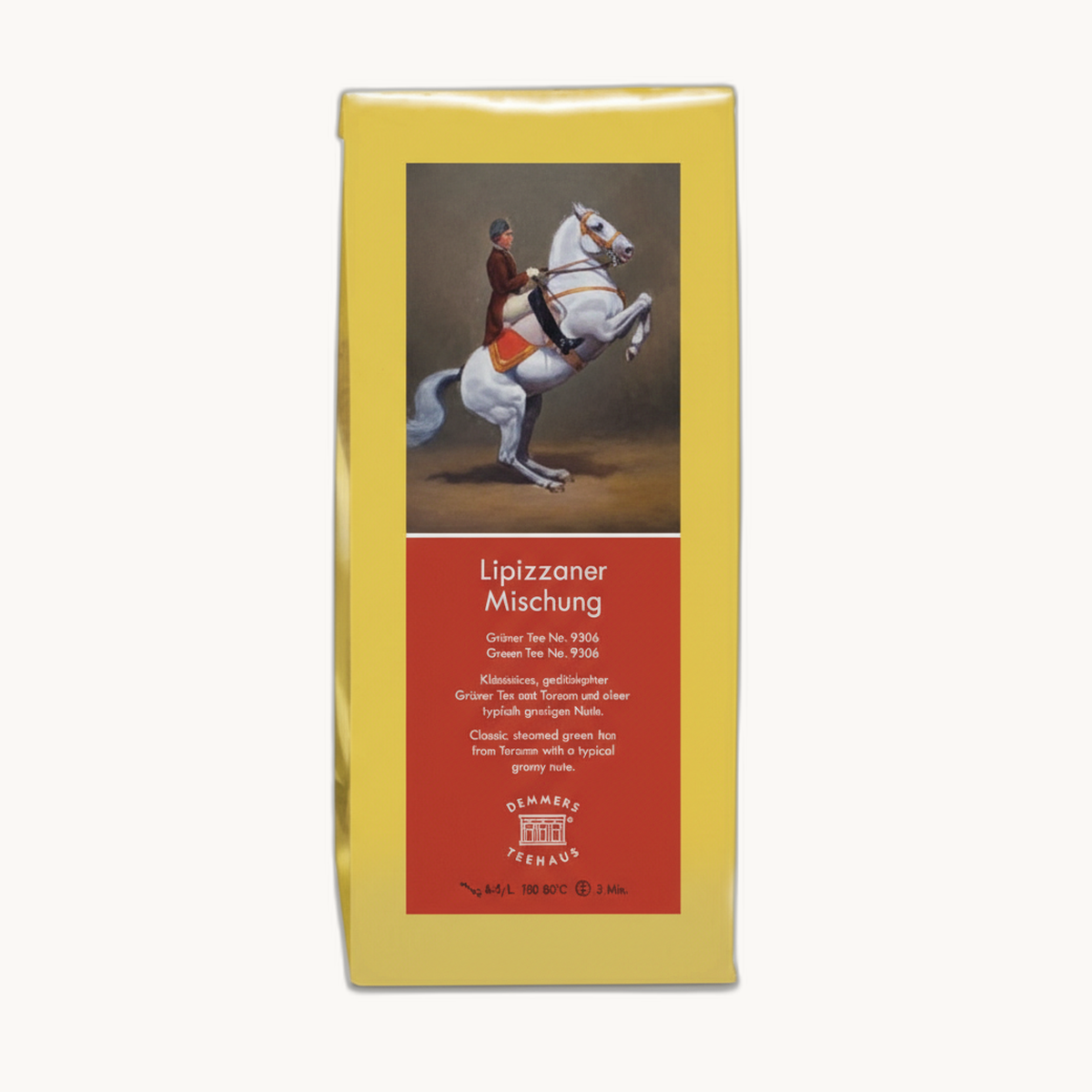 Teesackerl "Lipizzaner" mit Grüntee "Formosa Sencha" (100 Gramm)