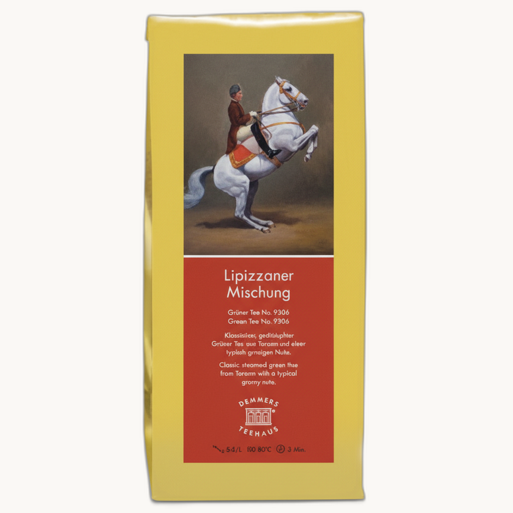 Teesackerl "Lipizzaner" mit Grüntee "Formosa Sencha" (100 Gramm) - Bild 2