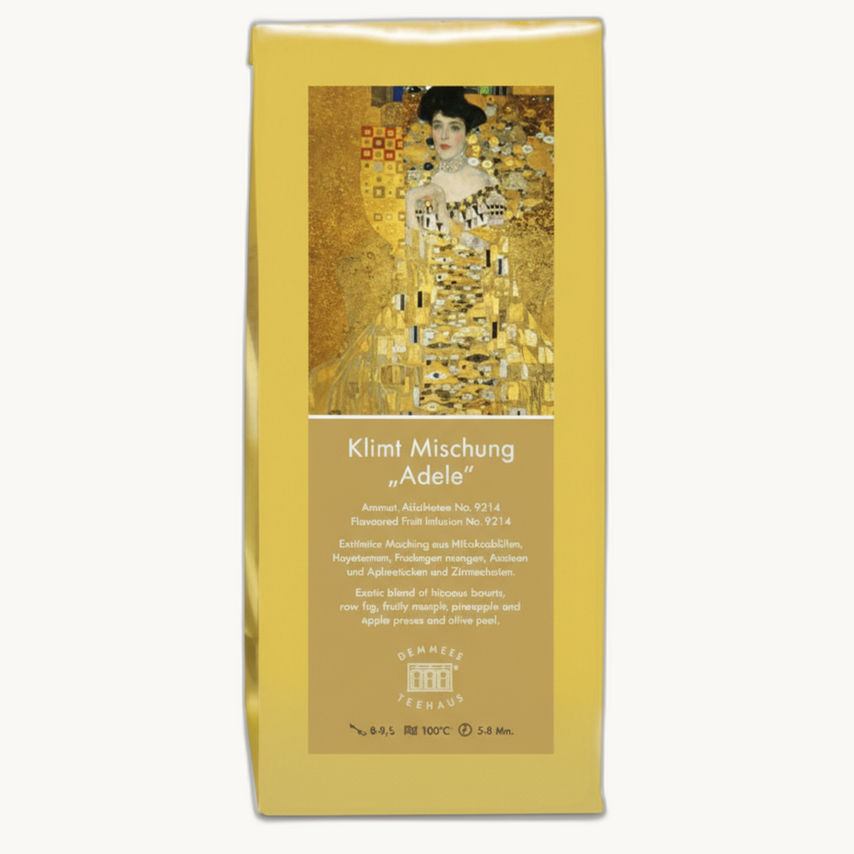 Teesackerl Klimt "Adele" mit Früchtetee "Mango Cocktail" (100 Gramm)