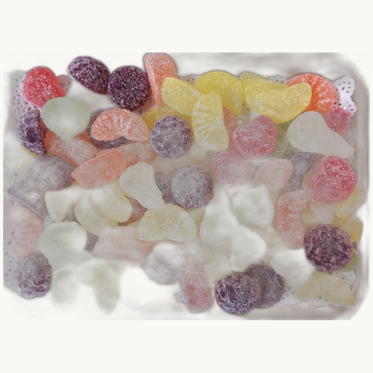 Geleefrüchte gezuckert (200 Gramm)