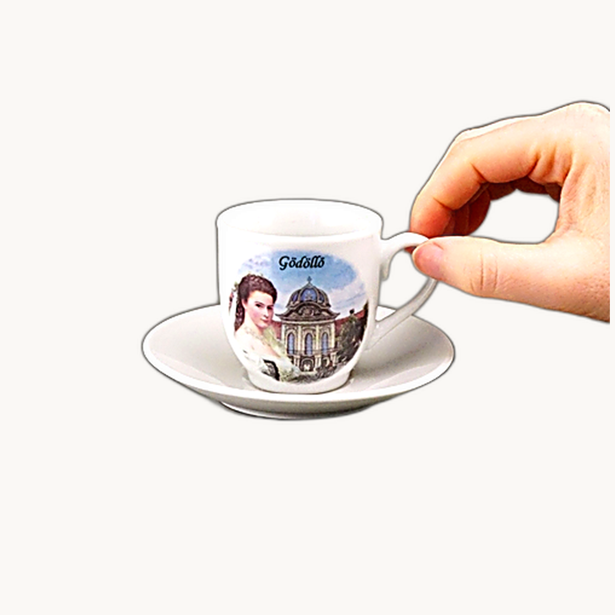 Kaffeetasse Motiv "Sisi Gödöllö" - Bild 2