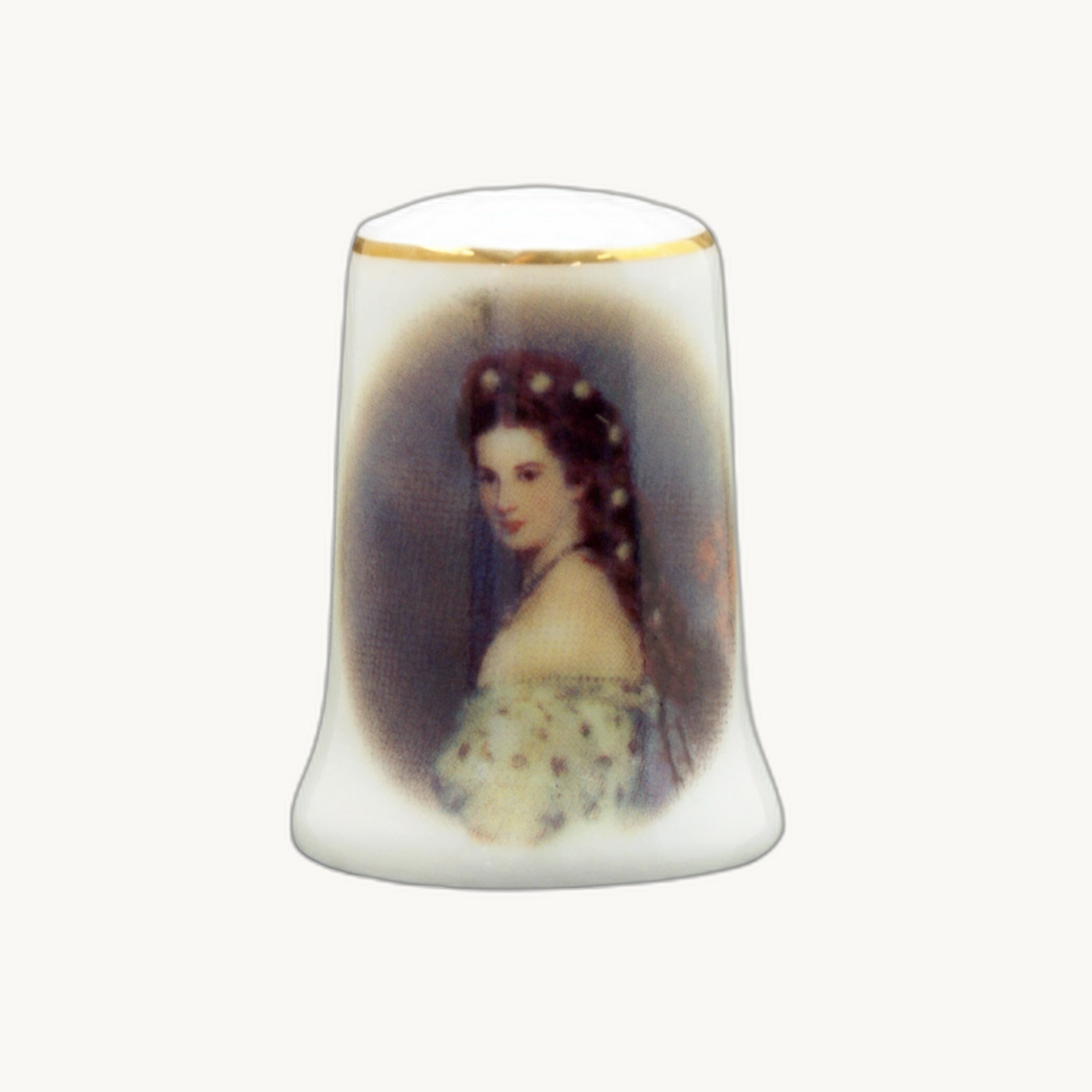 Prozellan Fingerhut "Sisi"