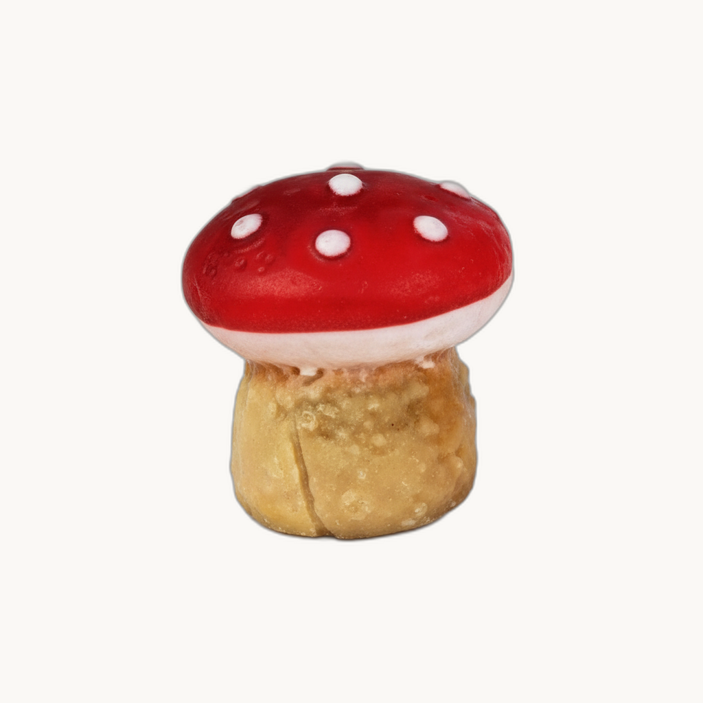 Silvester Glückspilz auf Nusskrokant Praline - Bild 2