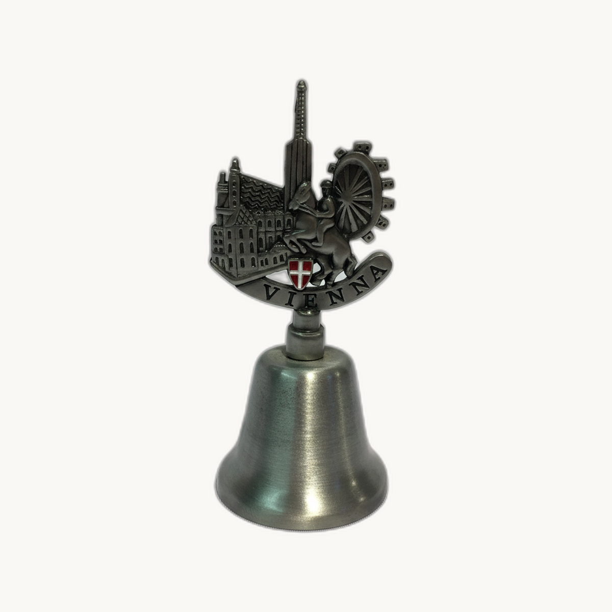 Metallglocke mit Wien-Motiv
