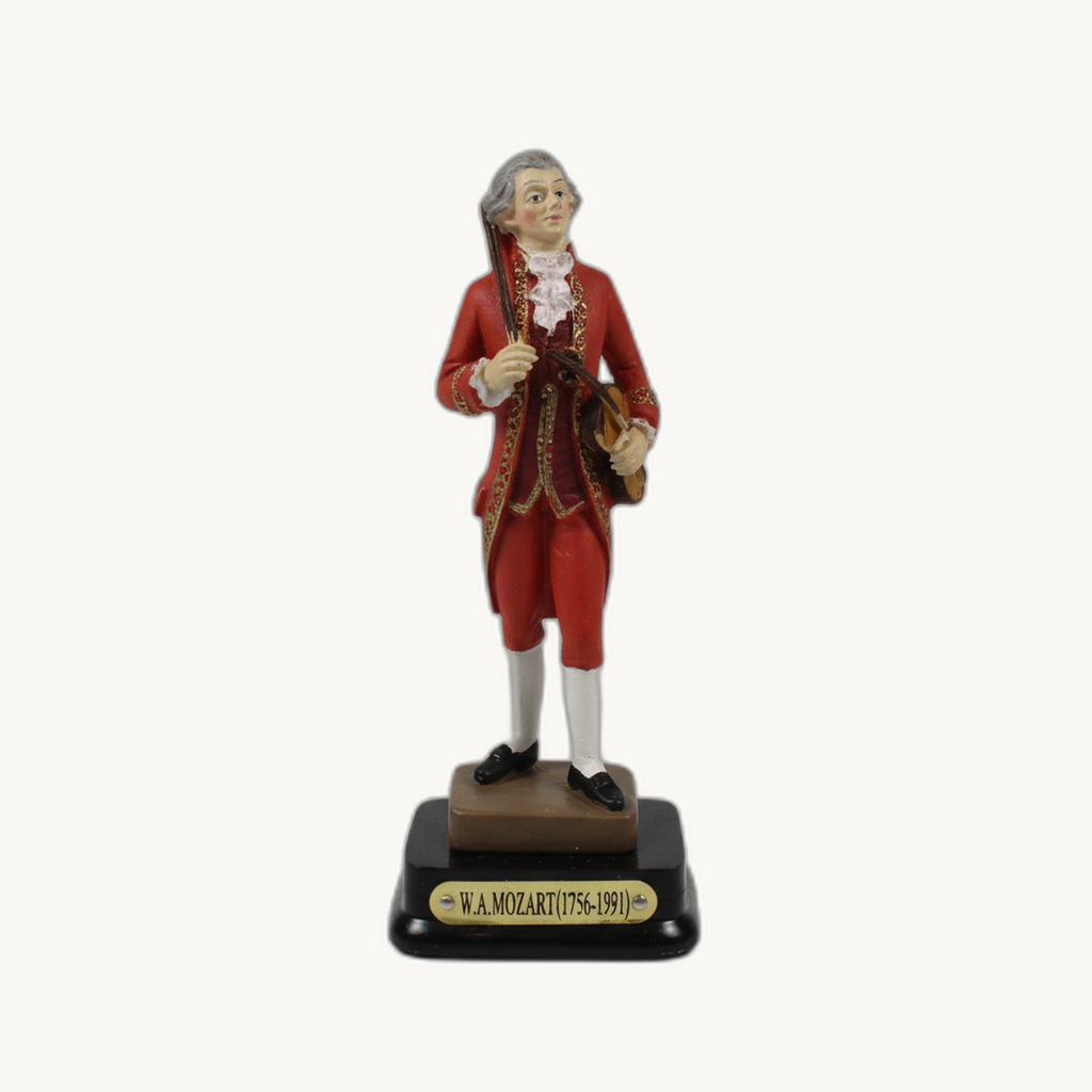 Mozart Stehfigur Schwarz (ca. 9,5 cm)