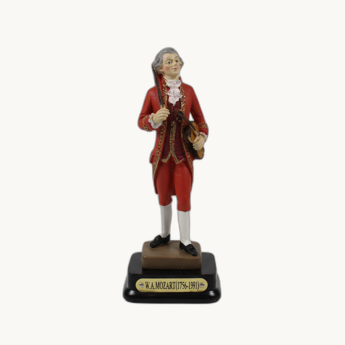 Mozart Stehfigur Schwarz (ca. 9,5 cm)