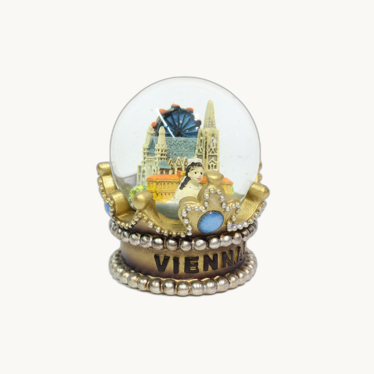 Mini Schneekugel im Wien Design (ca. 7,5 cm)