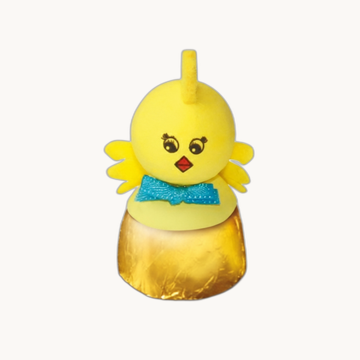 Osterfigur Küken auf Nusskrokantpraline (15 Gramm) - Bild 2